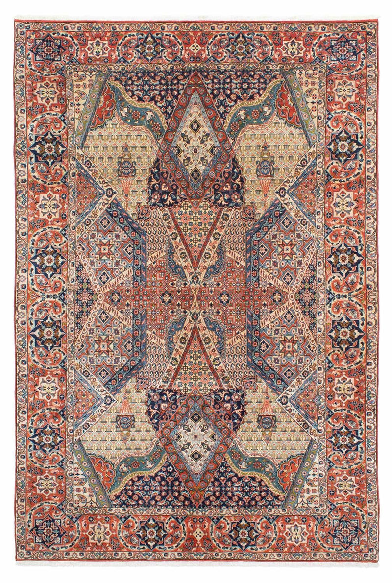 ヤズド 絨毯 295x200cm - ペルシャ絨毯