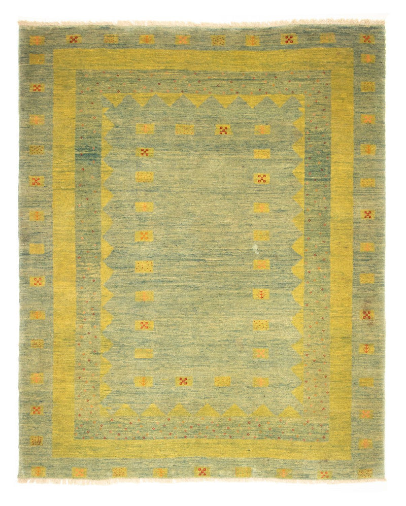 ペルシャギャベ 絨毯 218x175cm - ペルシャウールラグ