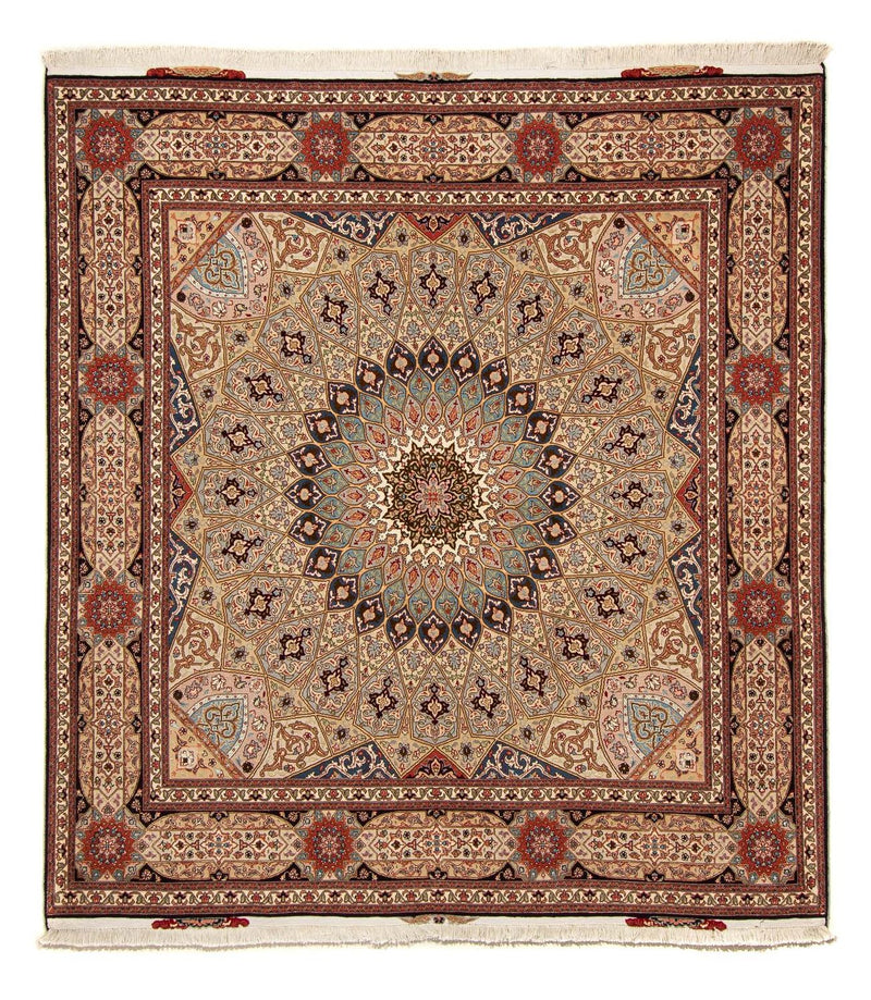 タブリーズ - 50 Raj 絨毯 206x204cm - ペルシャ絨毯