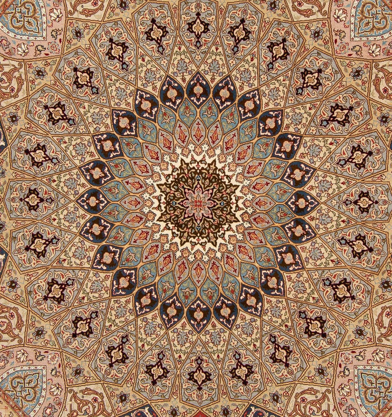 タブリーズ - 50 Raj 絨毯 206x204cm - ペルシャ絨毯