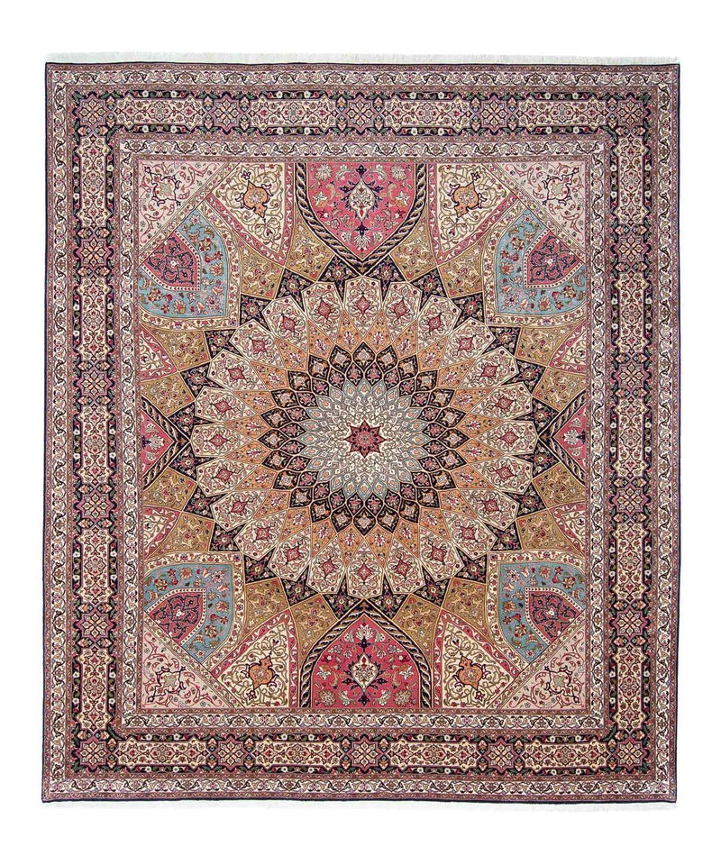 タブリーズ - 50 Raj 絨毯 293x254cm - ペルシャ絨毯