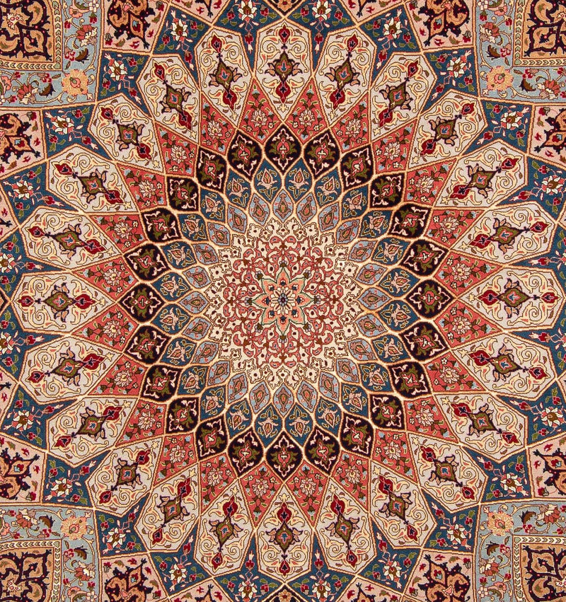 タブリーズ - 50 Raj 絨毯 255x204cm - ペルシャ絨毯