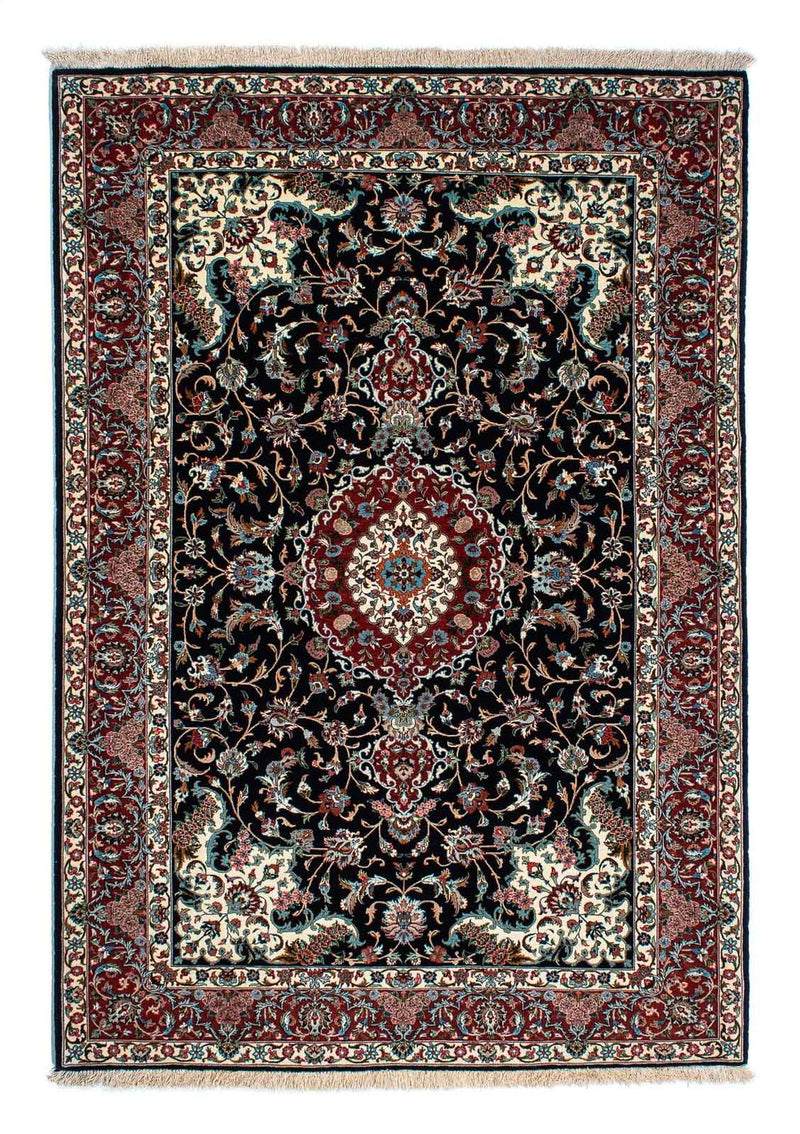 ゴム 絨毯 213x141cm - ペルシャ絨毯