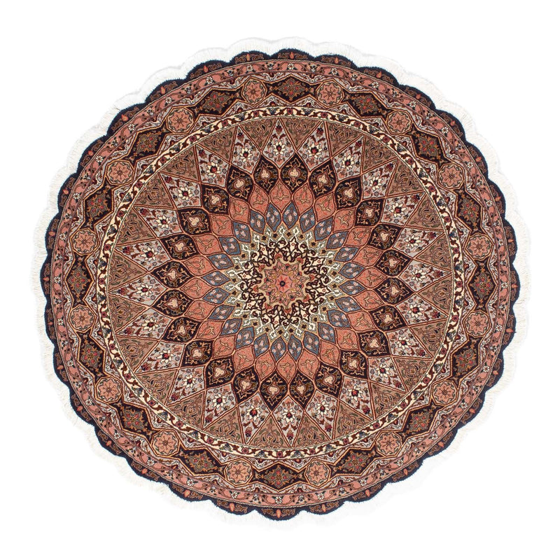 タブリーズ - 50 Raj 絨毯 150x150cm - ペルシャ絨毯