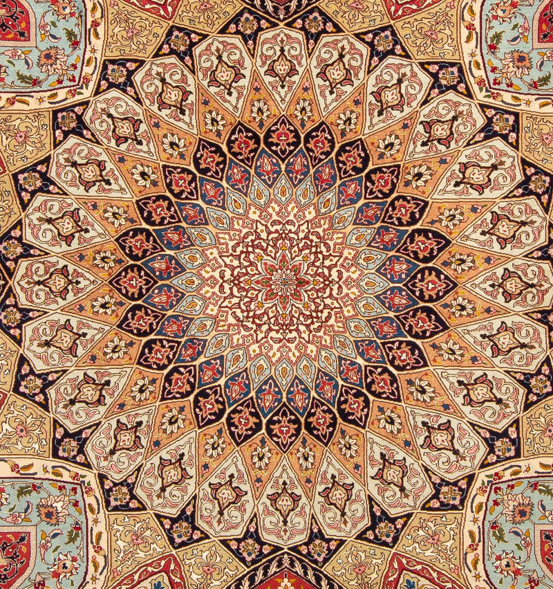 タブリーズ - 50 Raj 絨毯 246x205cm - ペルシャ絨毯