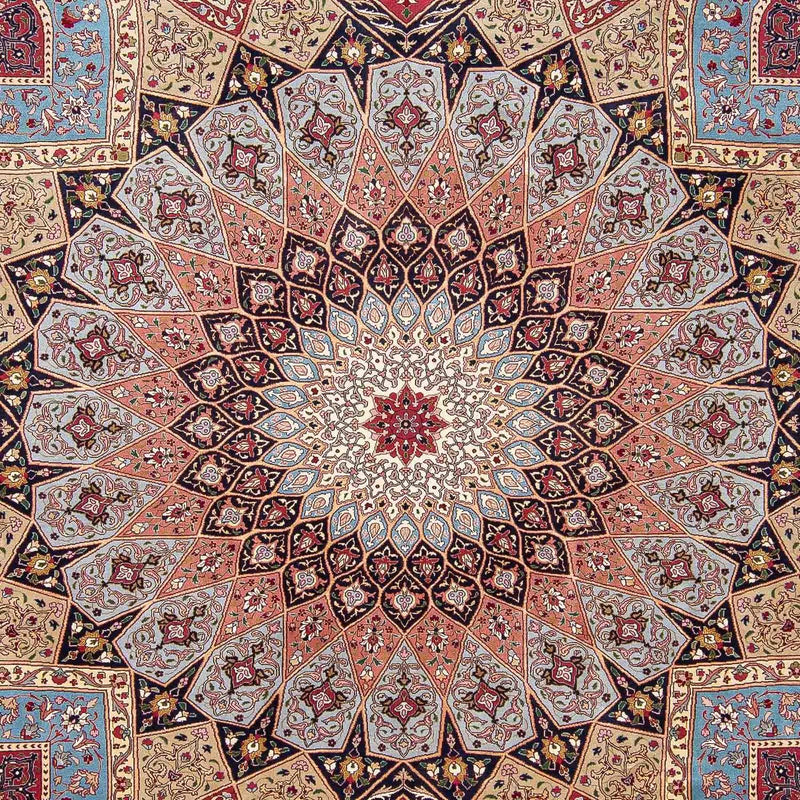 タブリーズ - 50 Raj 絨毯 298x253cm - ペルシャ絨毯