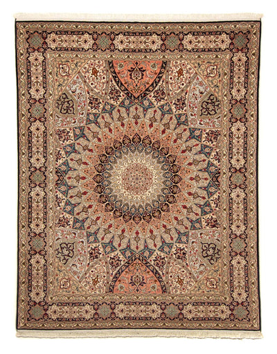 タブリーズ - 50 Raj 絨毯 205x256cm - ペルシャ絨毯