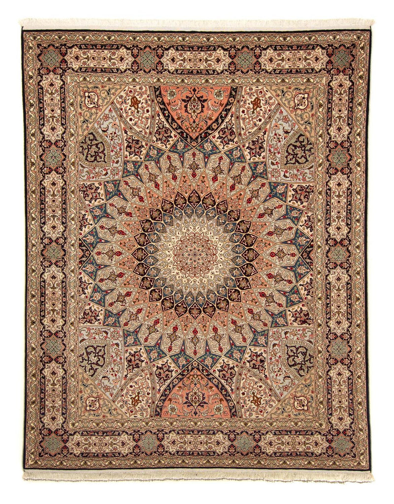タブリーズ - 50 Raj 絨毯 256x205cm - ペルシャ絨毯