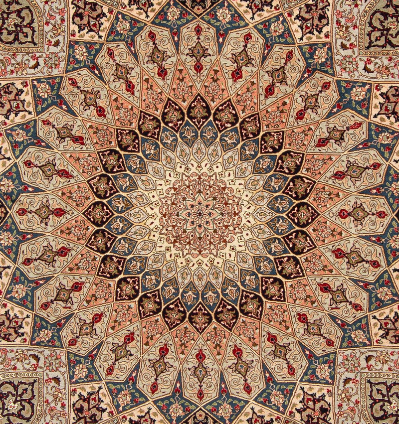 タブリーズ - 50 Raj 絨毯 256x205cm - ペルシャ絨毯
