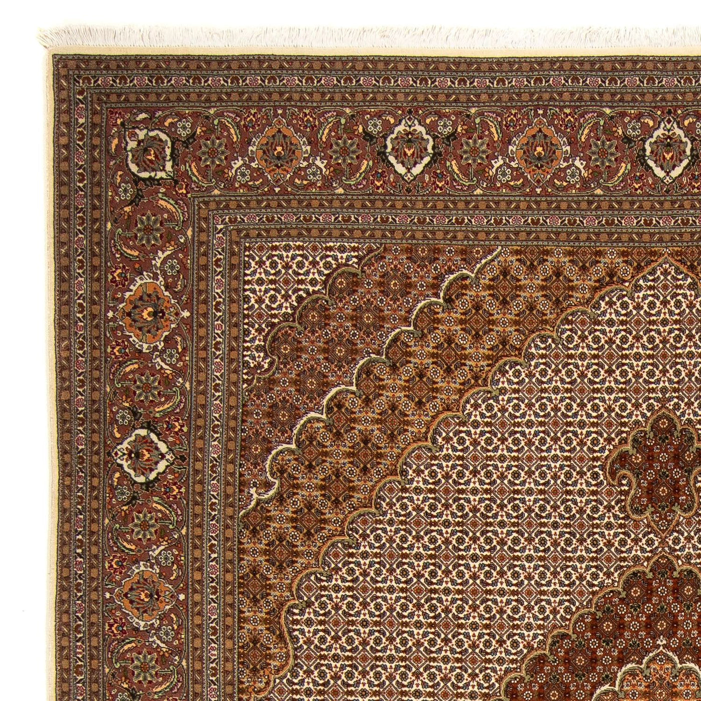 タブリーズ 絨毯 254x205cm - ペルシャ絨毯