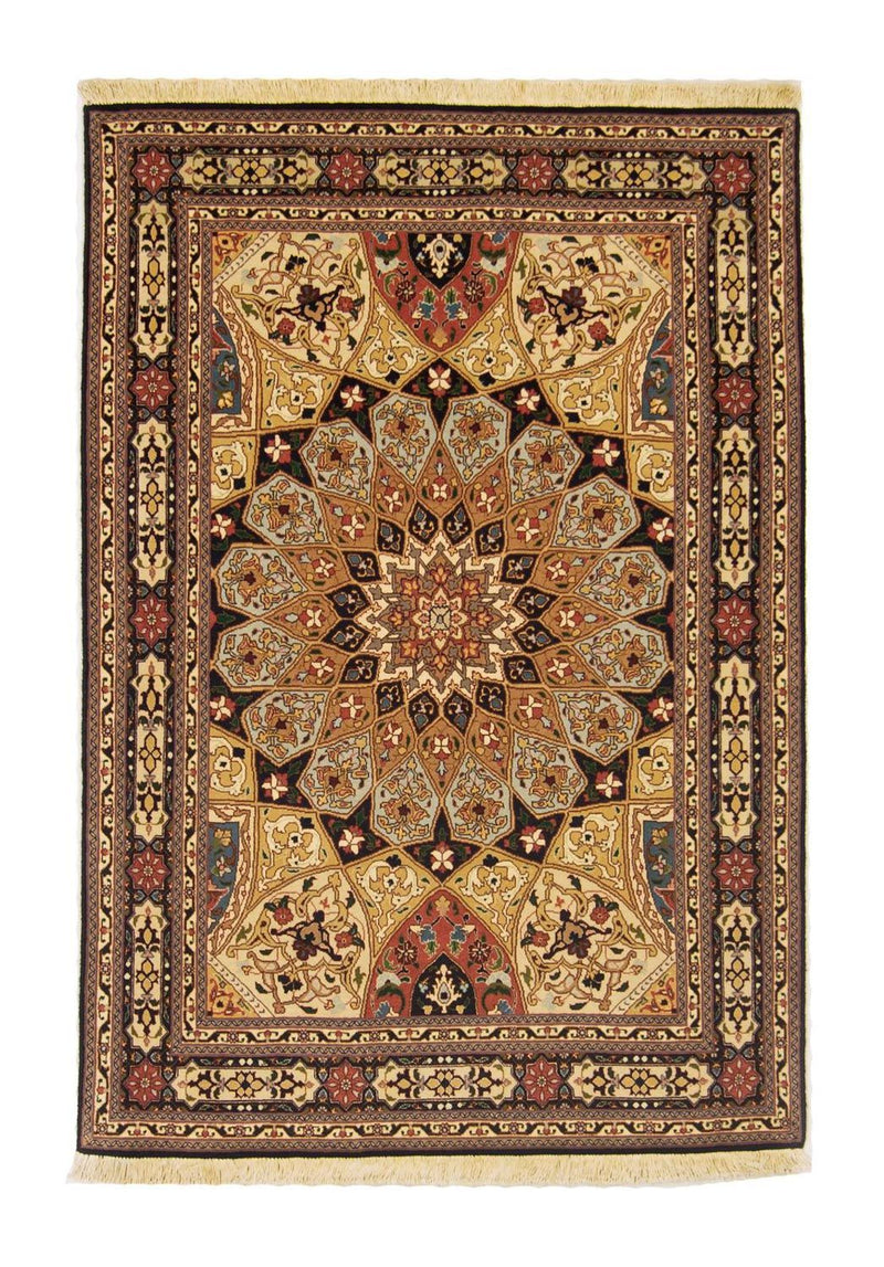 タブリーズ - 50 Raj 絨毯 151x103cm - ペルシャ絨毯
