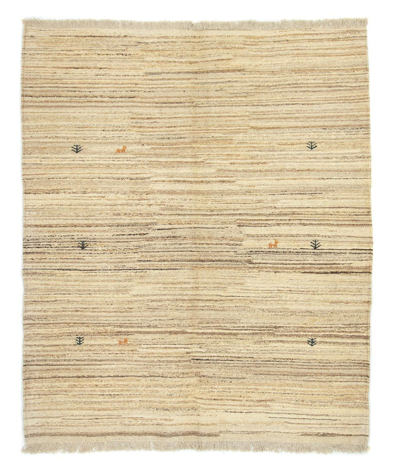 ペルシャギャベ 絨毯 188x158cm - ペルシャウールラグ