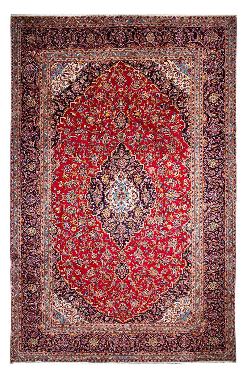 カシャーン 絨毯 386x252cm - ペルシャ絨毯