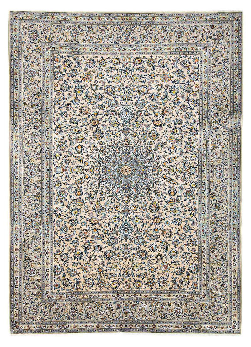 カシャーン 絨毯 398x303cm - ペルシャ絨毯