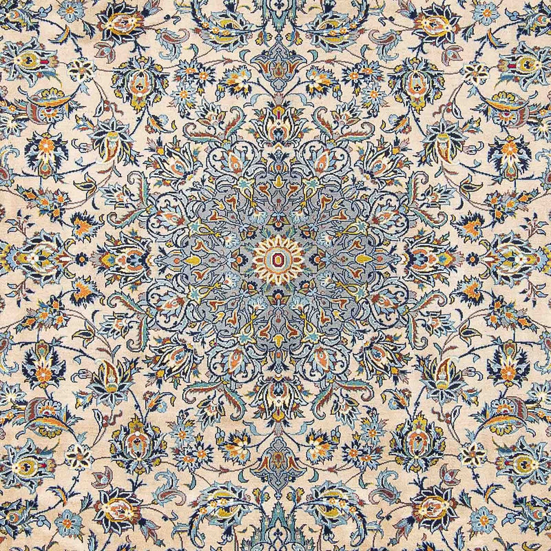 カシャーン 絨毯 398x303cm - ペルシャ絨毯