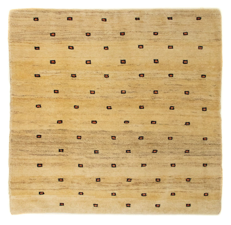 ペルシャギャベ 絨毯 102x100cm - ペルシャウールラグ