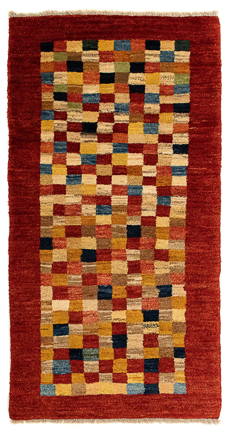 ペルシャギャベ 絨毯 139x72cm - ペルシャウールラグ