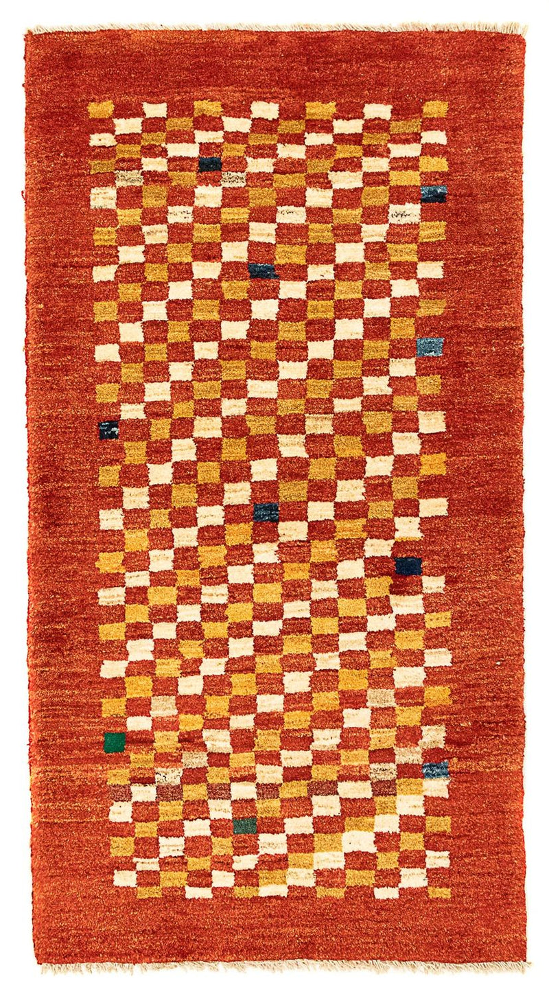 ペルシャギャベ 絨毯 140x72cm - ペルシャウールラグ
