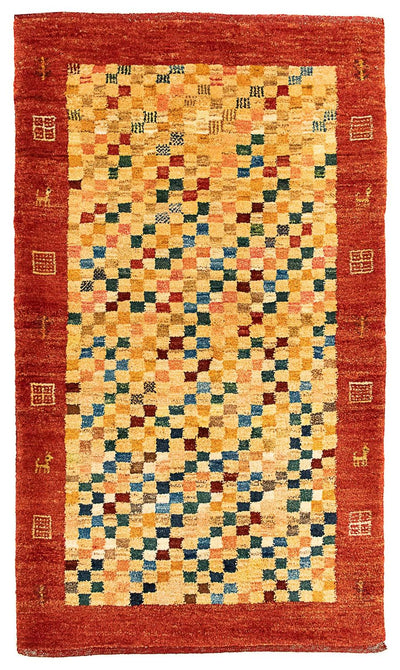 ペルシャギャベ 絨毯 78x139cm - ペルシャウールラグ
