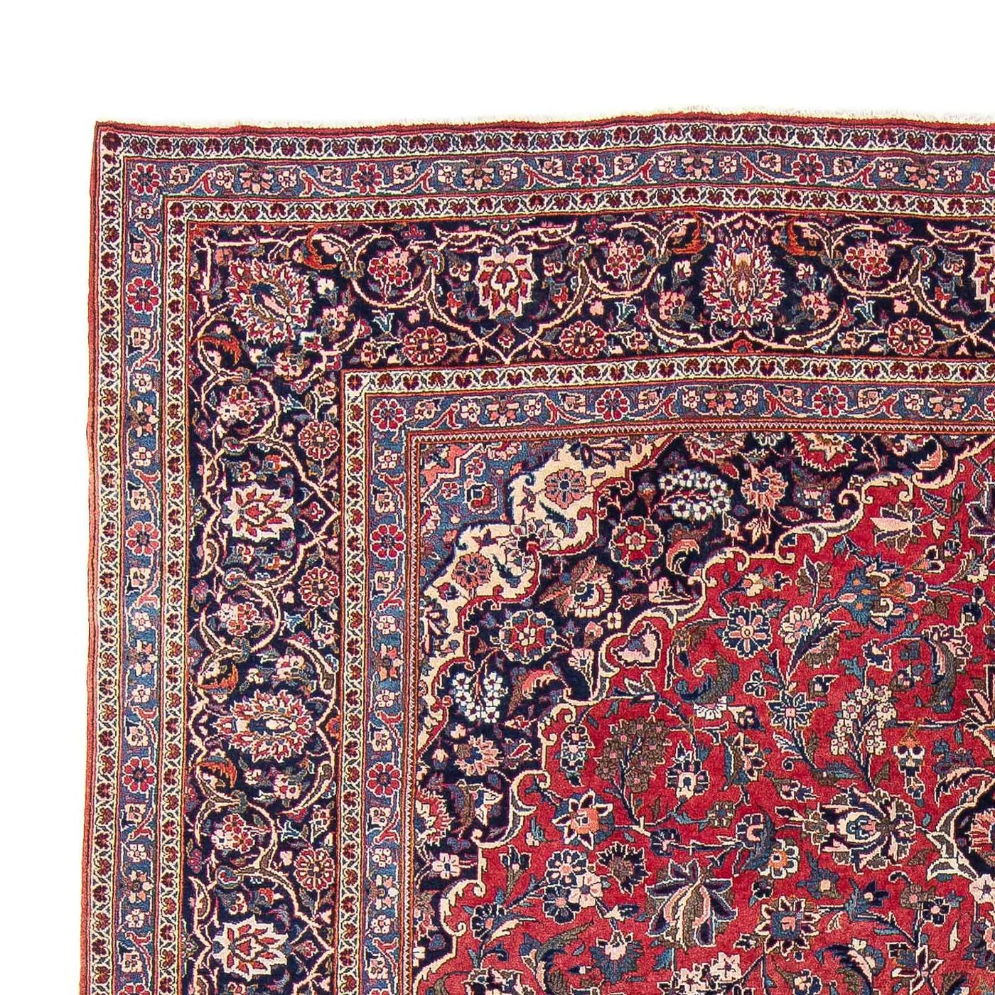 カシャーン 絨毯 338x230cm - ペルシャ絨毯