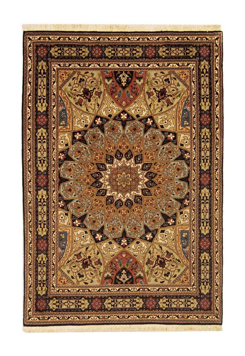 タブリーズ - 50 Raj 絨毯 151x102cm - ペルシャ絨毯