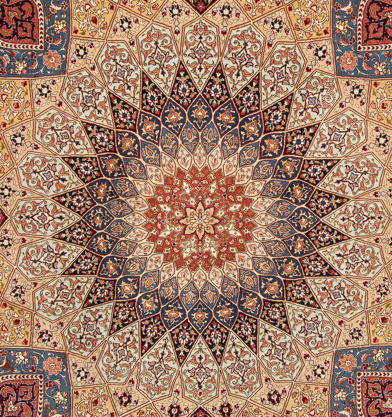 タブリーズ - 50 Raj 絨毯 251x203cm - ペルシャ絨毯
