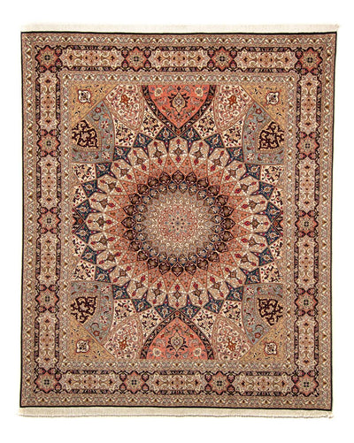 タブリーズ - 50 Raj 絨毯 202x242cm - ペルシャ絨毯
