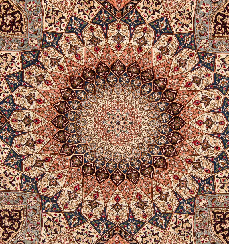 タブリーズ - 50 Raj 絨毯 242x202cm - ペルシャ絨毯