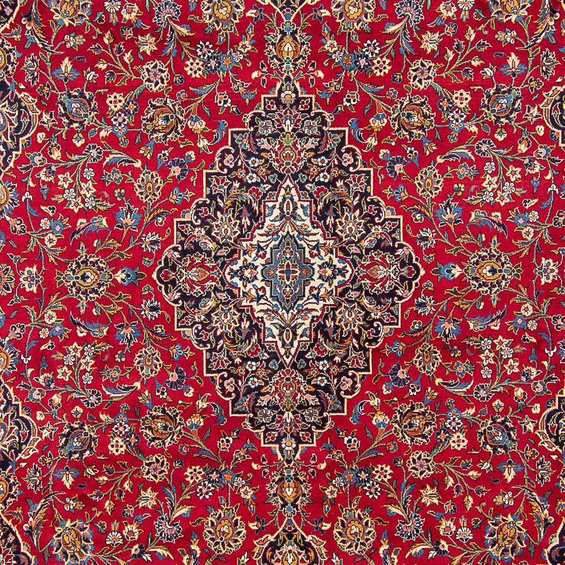 カシャーン 絨毯 417x308cm - ペルシャ絨毯