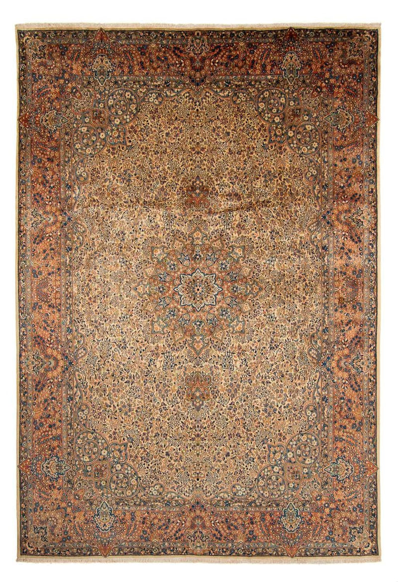 ラフサンジャン 絨毯 423x298cm - ペルシャ絨毯