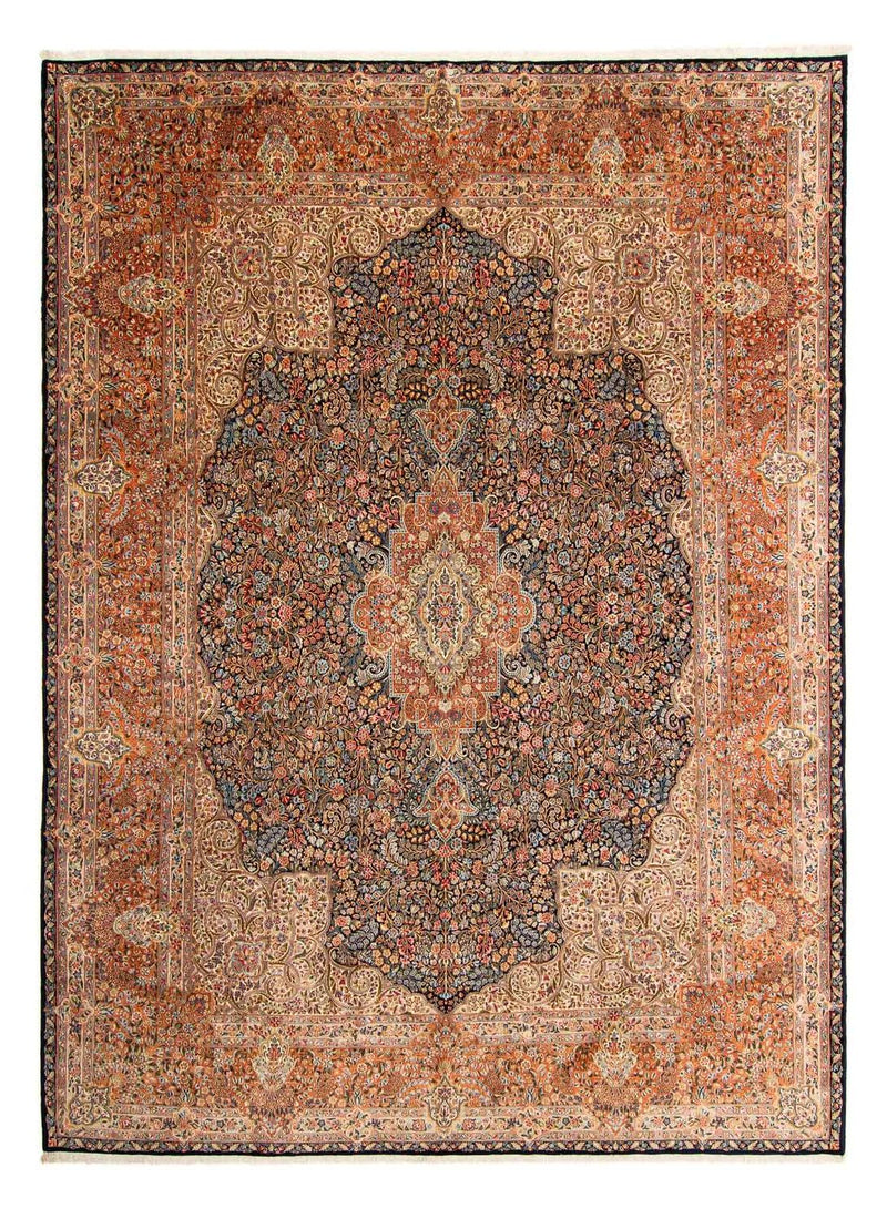 ラフサンジャン 絨毯 400x302cm - ペルシャ絨毯