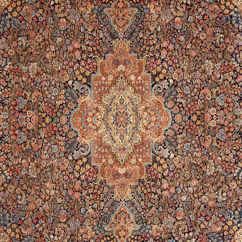 ラフサンジャン 絨毯 400x302cm - ペルシャ絨毯