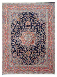 ラフサンジャン 絨毯 300x403cm - ペルシャ絨毯 - ダークブルー – product image