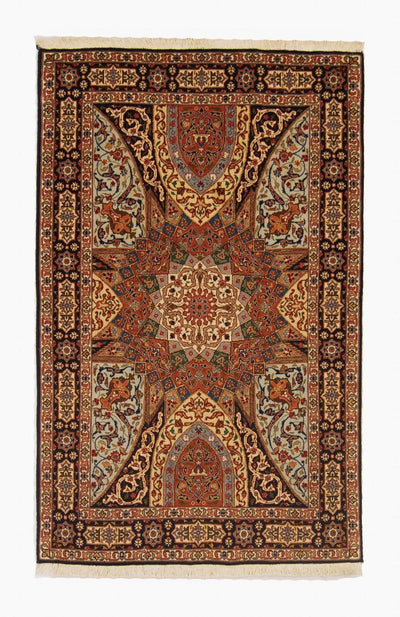 タブリーズ - 50 Raj 絨毯 98x154cm - ペルシャ絨毯