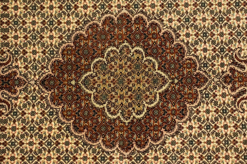 タブリーズ - 50 Raj 絨毯 146x107cm - ペルシャ絨毯