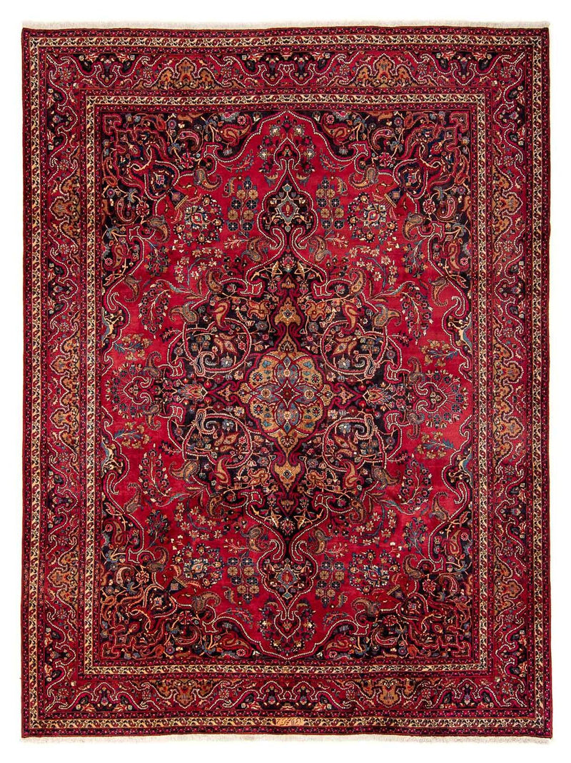 マシャド 絨毯 383x312cm - ペルシャ絨毯