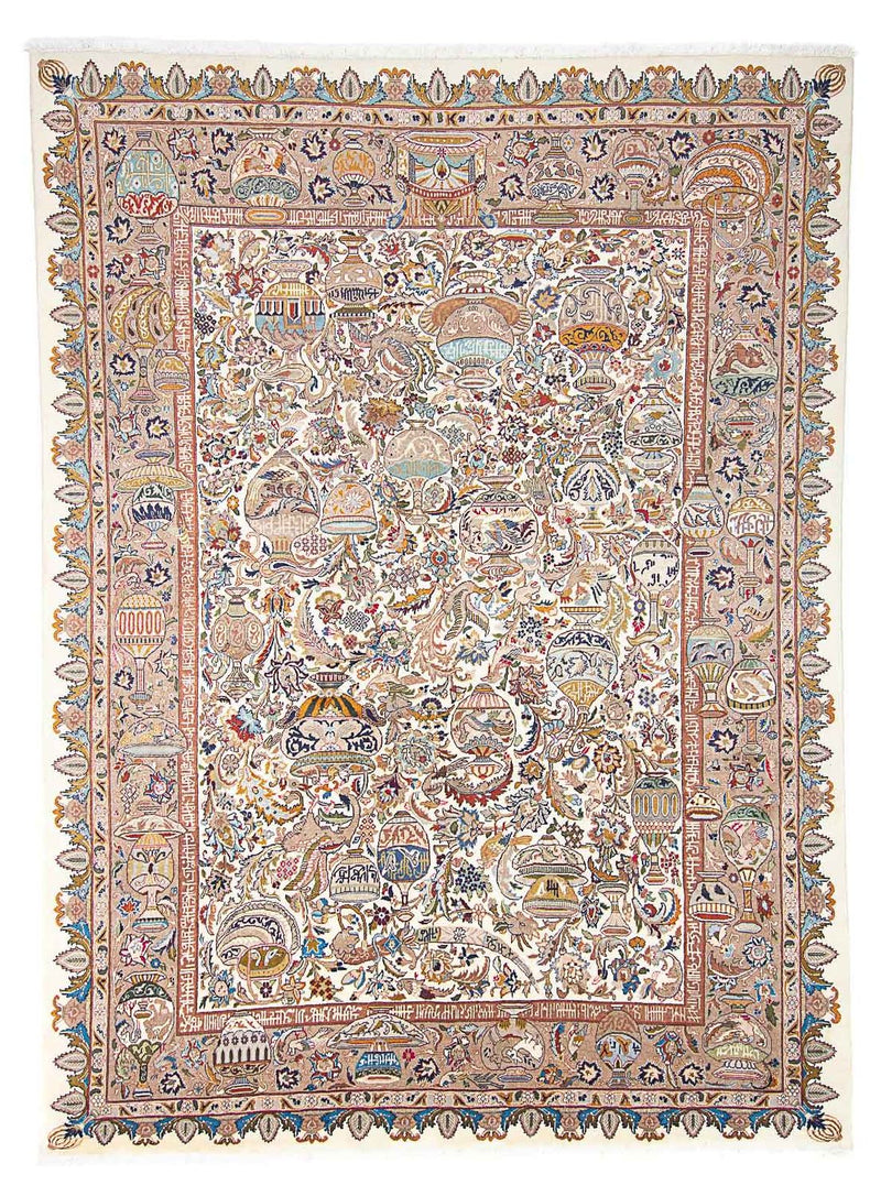 カシュマール 絨毯 396x298cm - ペルシャ絨毯