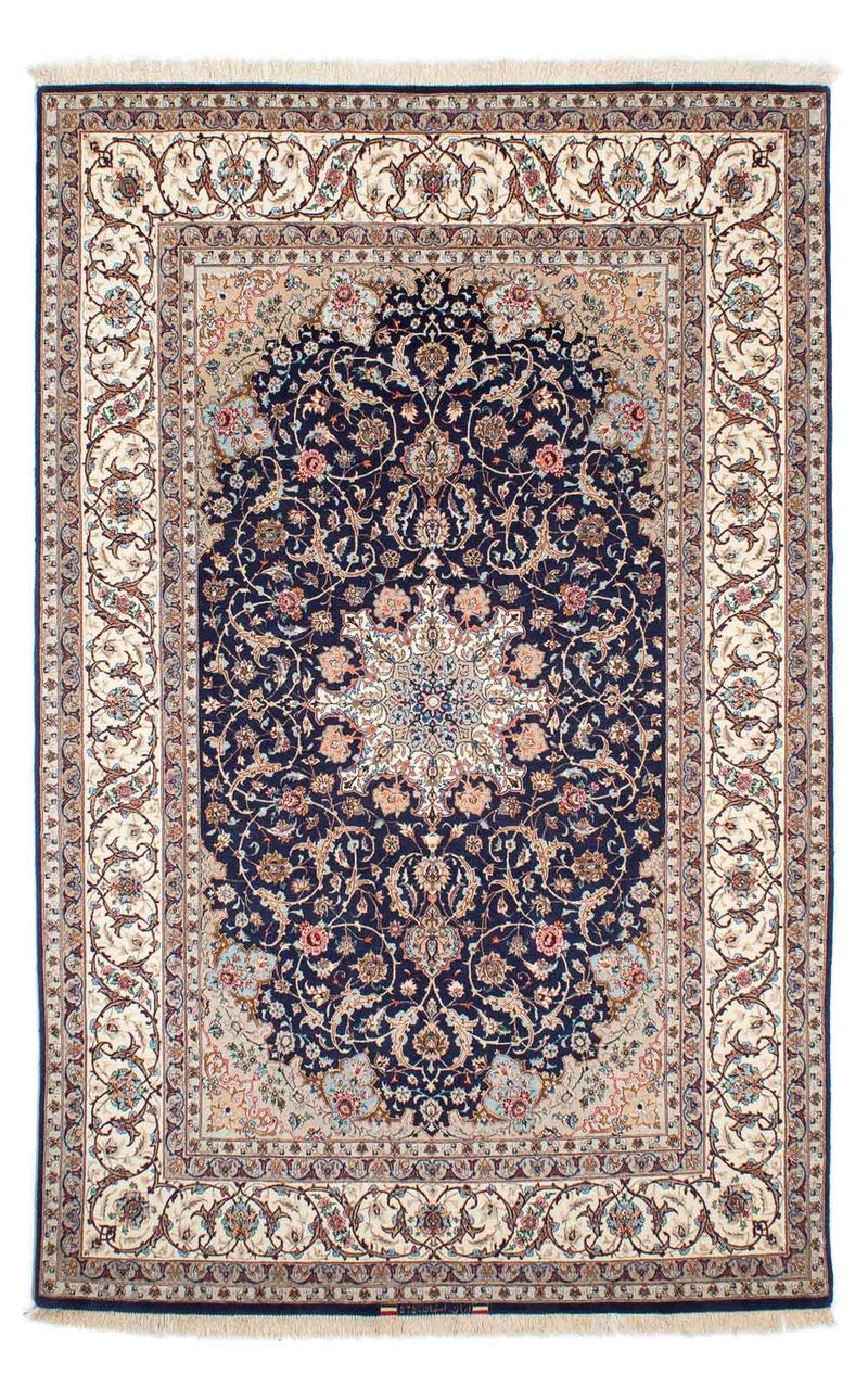 イスファハン 絨毯 243x156cm - ペルシャ絨毯