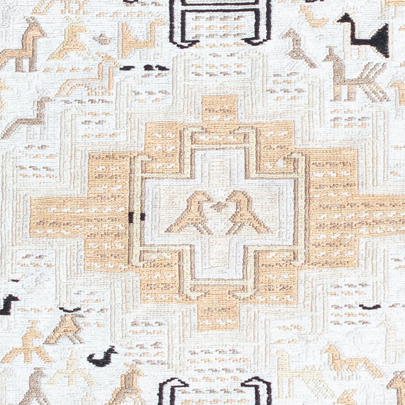 キリム シルク 絨毯 95x71cm