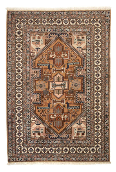 アルデビル 絨毯 144x197cm - ペルシャ絨毯