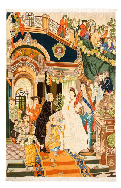 タブリーズ - 50 Raj 絨毯 198x290cm - ペルシャ絨毯