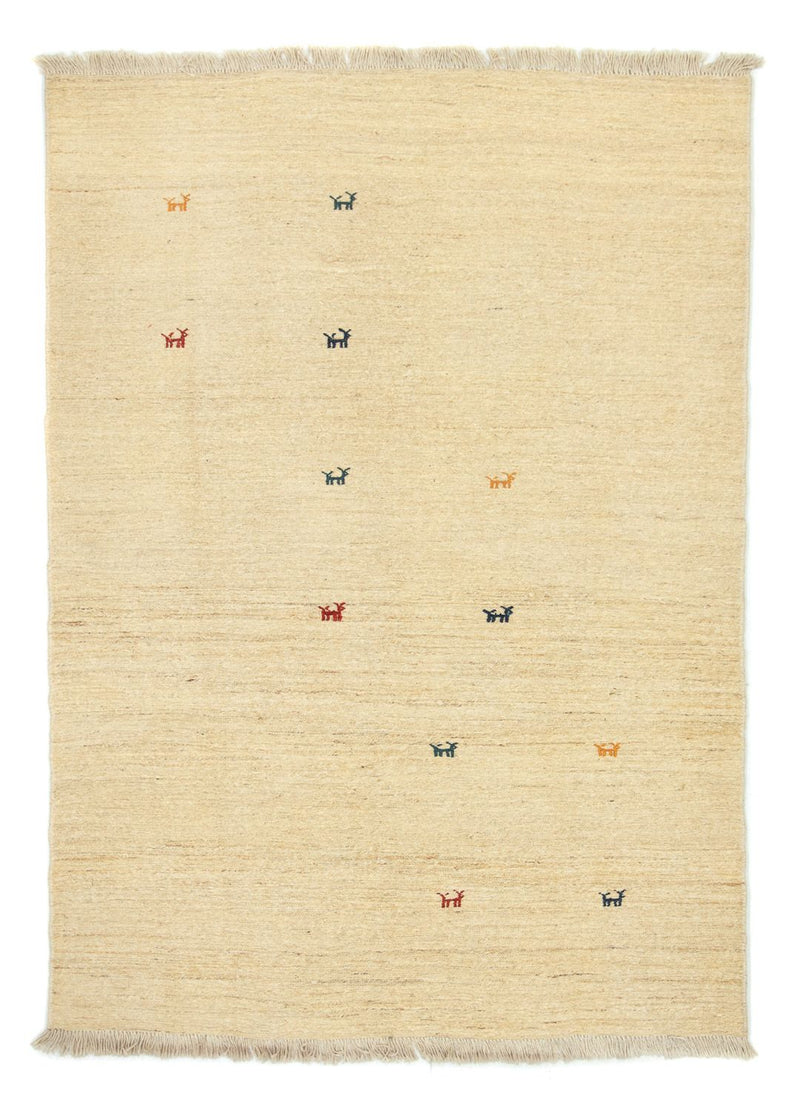 ペルシャギャベ 絨毯 196x142cm - ペルシャウールラグ
