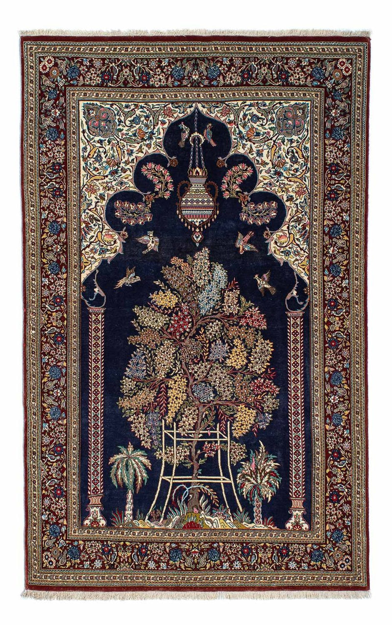 ゴム 絨毯 214x127cm - ペルシャ絨毯