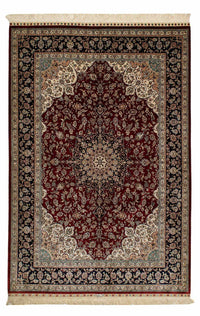中国シルク 絨毯 198x137cm - ペルシャ絨毯 – product image