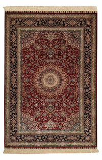 中国シルク 絨毯 183x122cm - ペルシャ絨毯 – product image