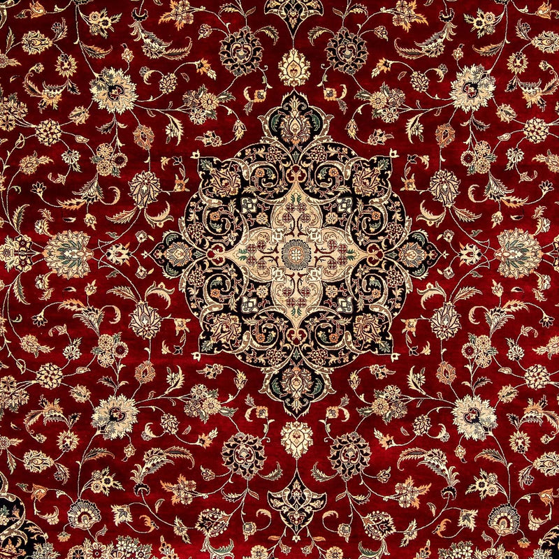 ツィーグラー絨毯 366x277cm - ペルシャ絨毯