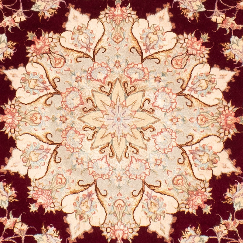 タブリーズ - 50 Raj 絨毯 150x150cm - ペルシャ絨毯