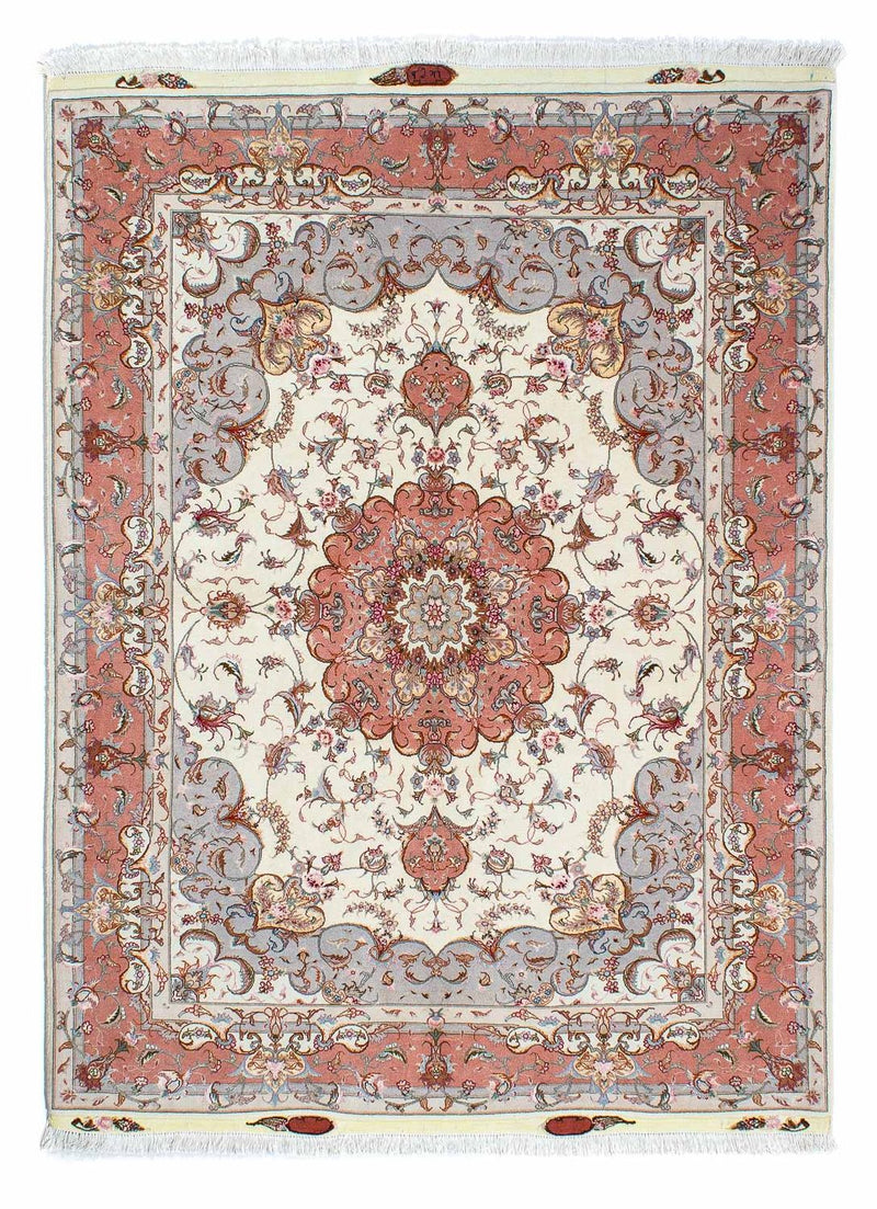 タブリーズ - 50 Raj 絨毯 196x153cm - ペルシャ絨毯