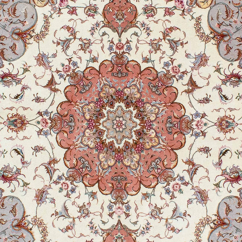 タブリーズ - 50 Raj 絨毯 196x153cm - ペルシャ絨毯
