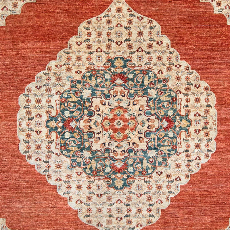 キリム マイメネ 絨毯 303x249cm - ウールラグ